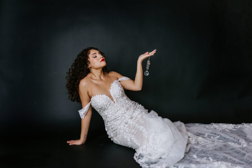 sexy bridal look Bozeman Montana