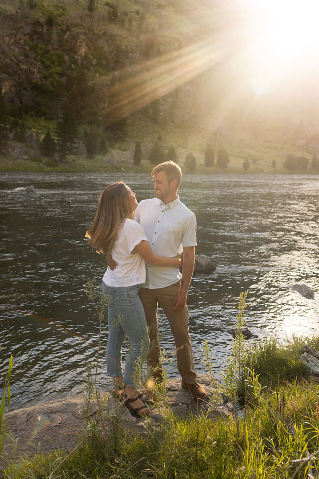 Montana summer engagement pictures