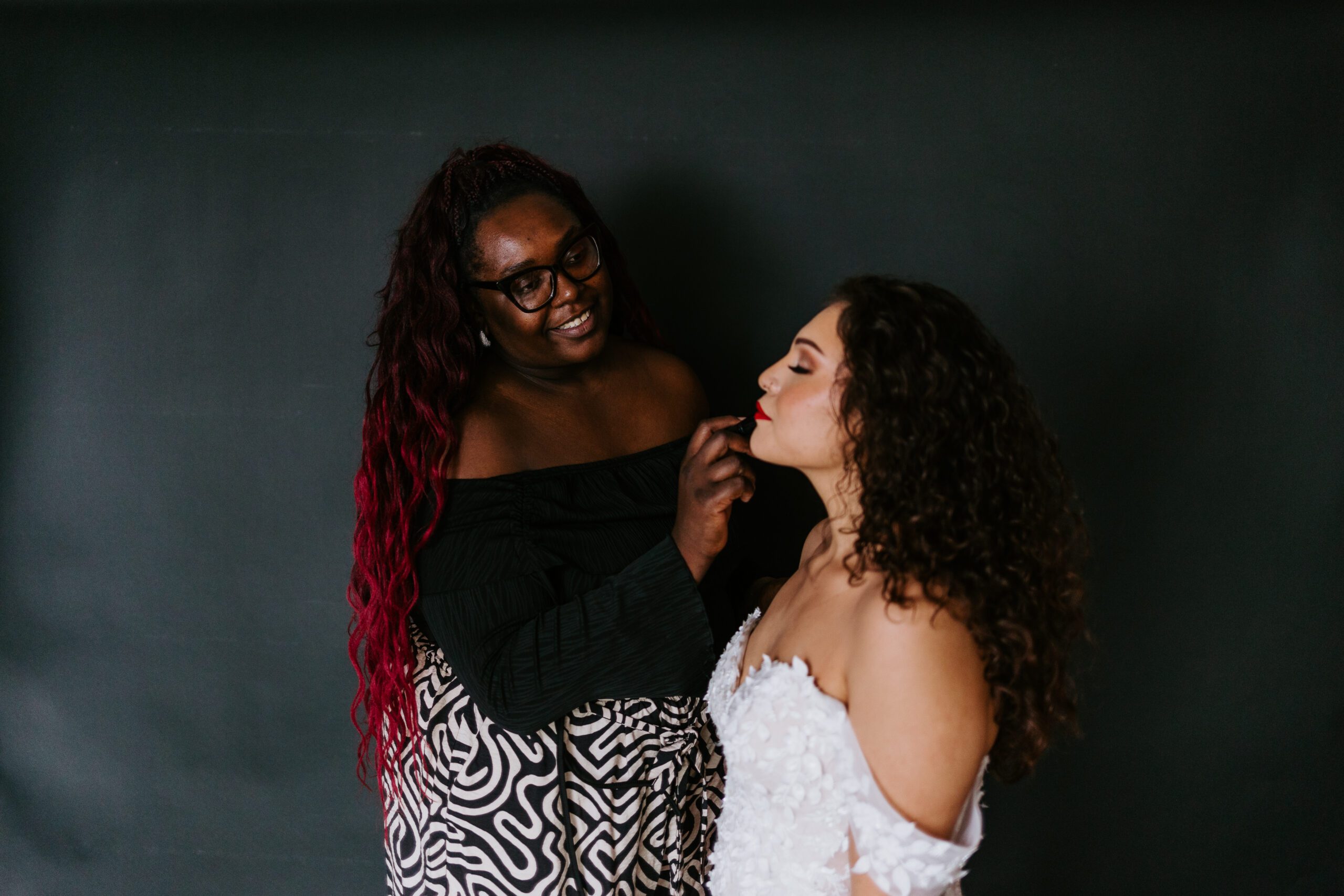 bridal hair and makeup trial in Bozeman Montana